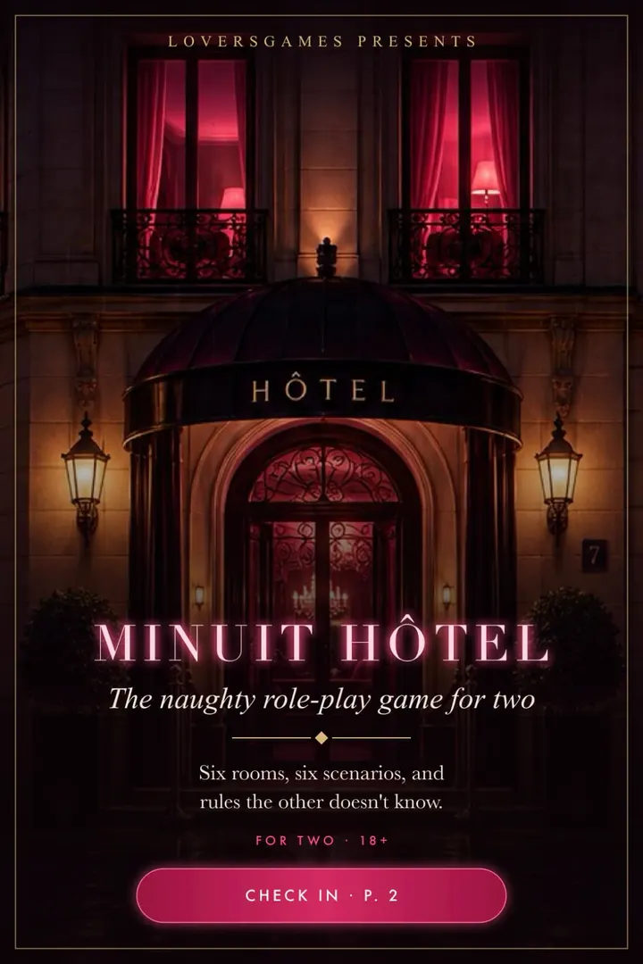Cover of Minuit Hôtel: the facade of a Parisian hotel at night